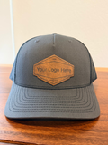 Custom Hats Charcoal/Black