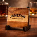 Spirits/Champagne Acacia Wood Coasters (Set of 4)