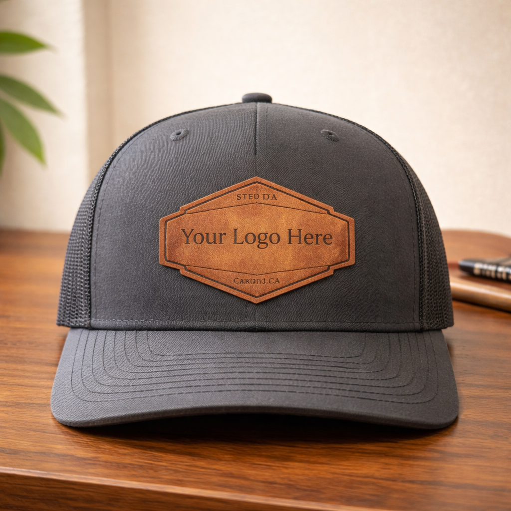 Custom Hats Charcoal/Black